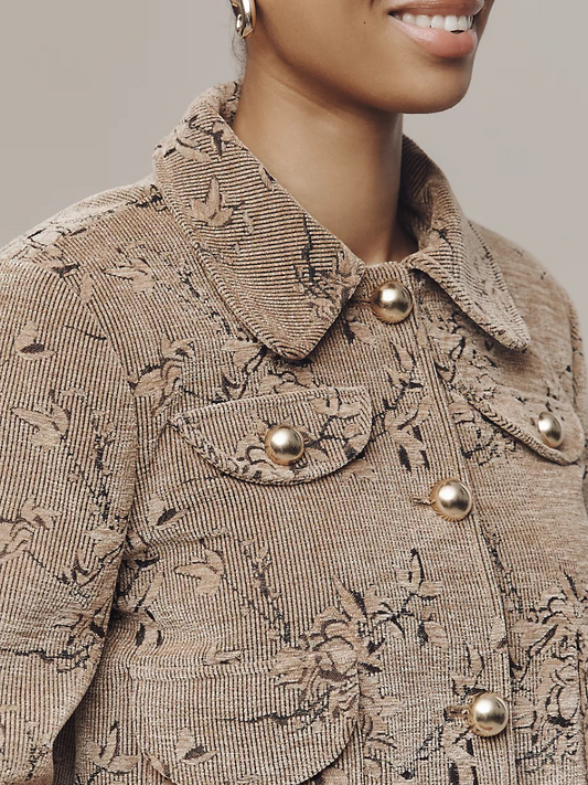 Crop Corduroy Jacket