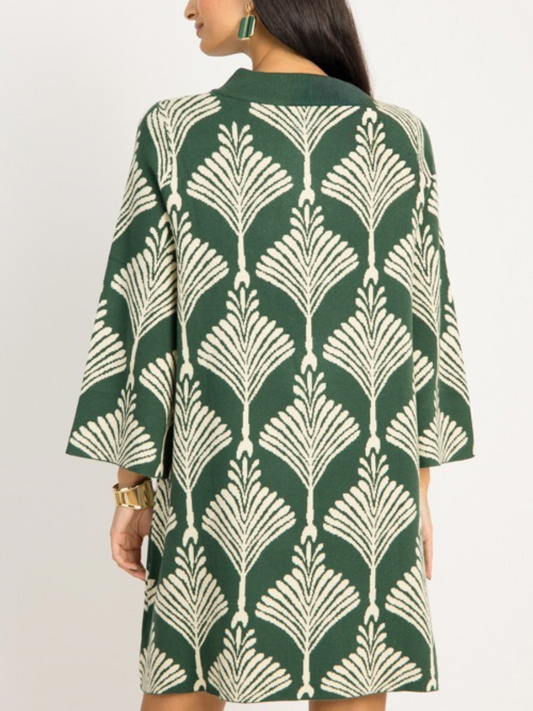 Fan Out Sweater Dress