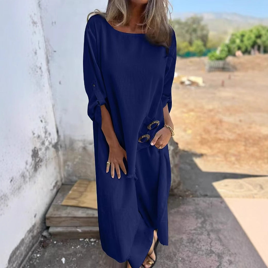 Chic Irregular Linen 2pc Set