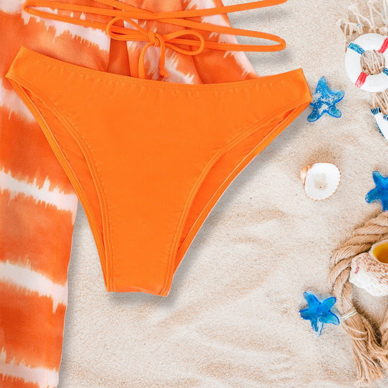 Printed Swimwear Three-piece Set