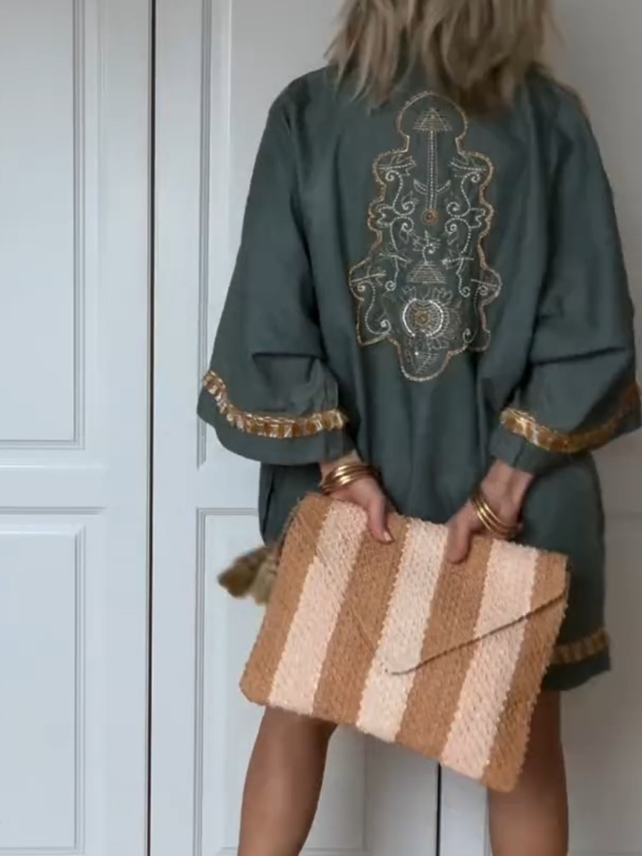 Chic Loose Embroidered Dress