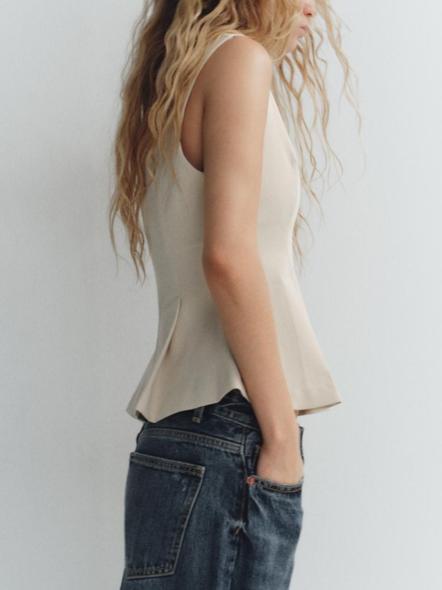 PEPLUM DART TOP