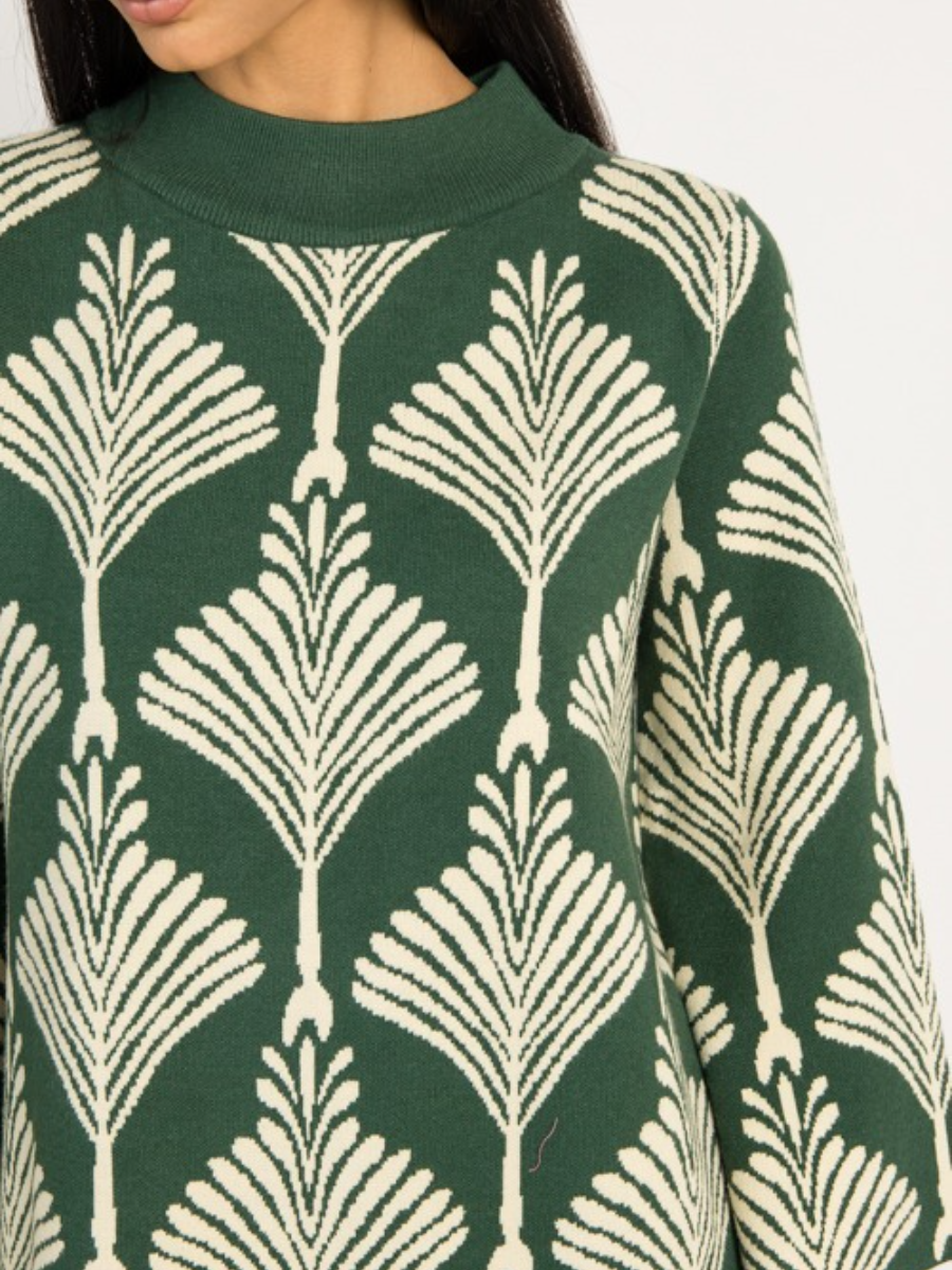 Fan Out Sweater Dress