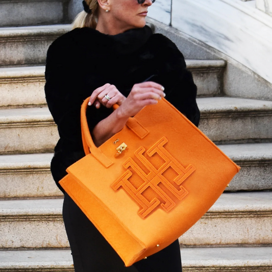 BRUNCH AT MADISON PARK FELT TOTE