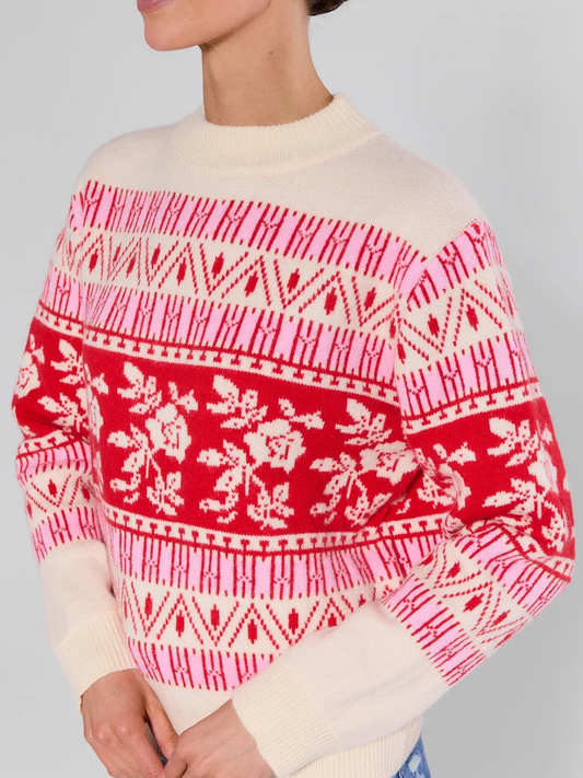 Rosalind Floral Knit Sweater