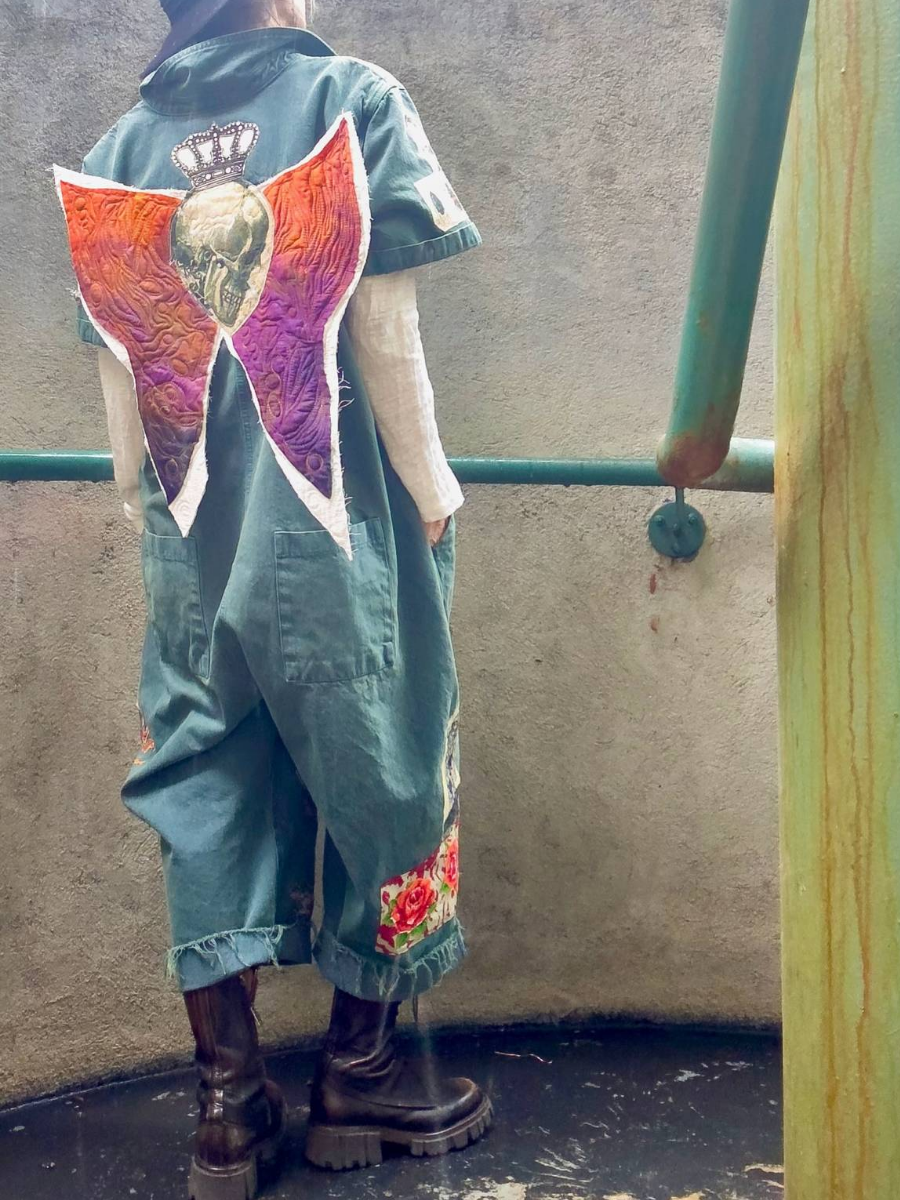 Chic Dragon Denim Jumpsuit