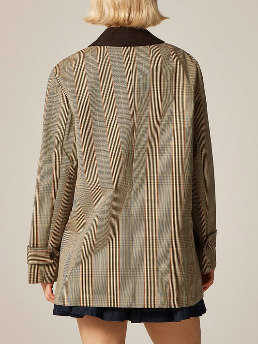 Barn Jacket In Plaid Double