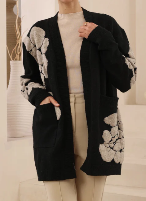 Classy Flower Cardigan