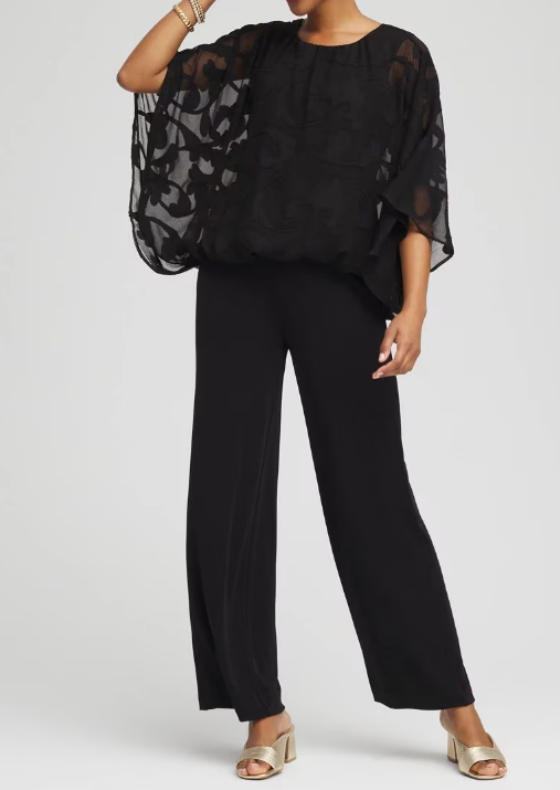 Chiffon Black Blouse