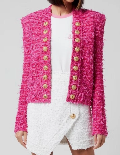 Double-breasted Tweed Jacket