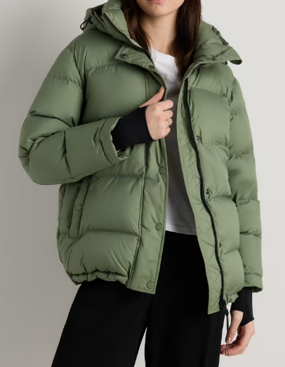 Warm Medium Length Puffer Jacket