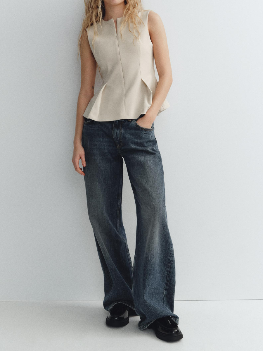 PEPLUM DART TOP