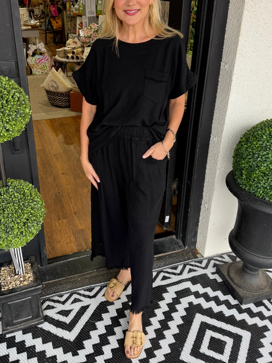 Loose Breathable Linen Set