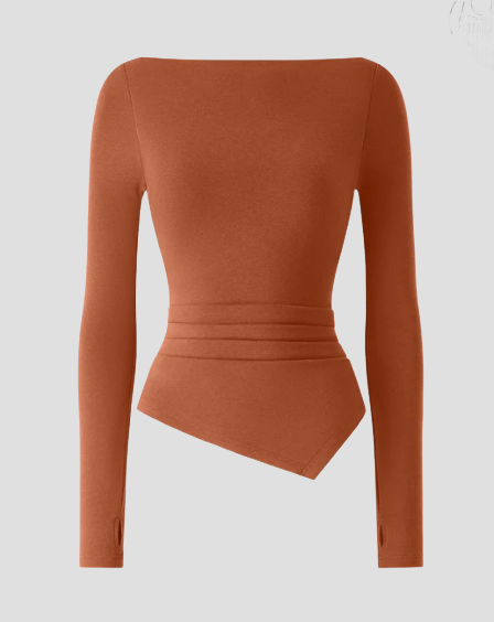 Chic Irregular Stretch Sweater