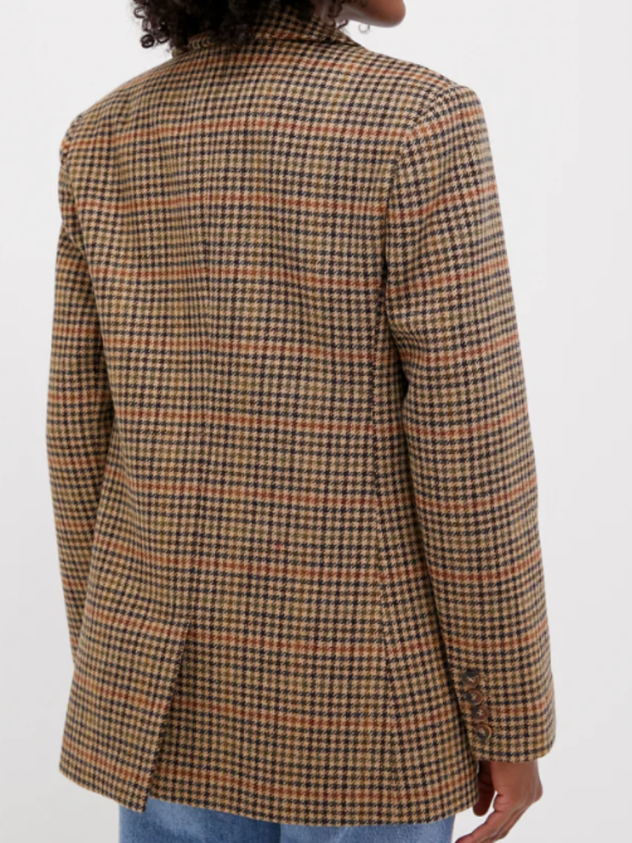 Houndstooth Leo Blazer