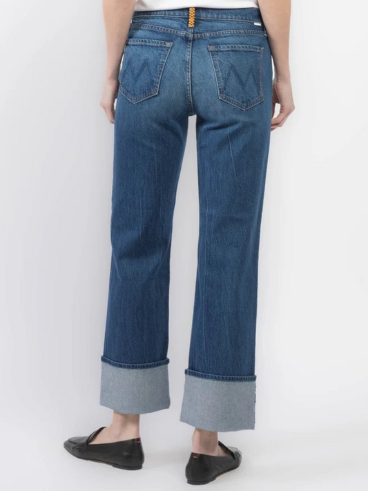 Checkerboard Duster Jeans