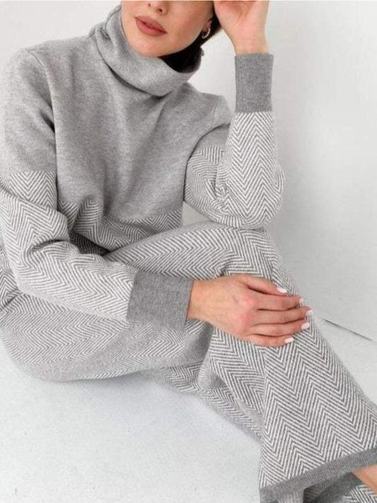 Good Feeling Herringbone Loungewear Set