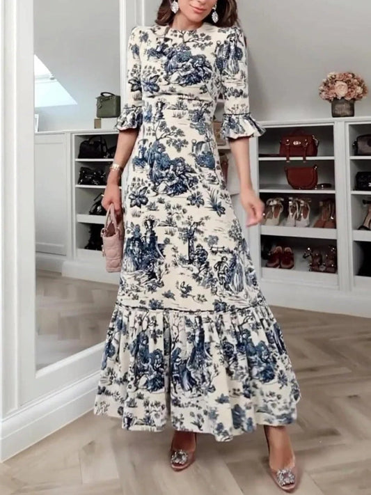 Fine China Maxi Dress