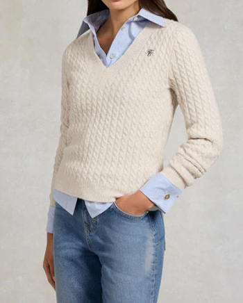 Classic V-neckline Sweater