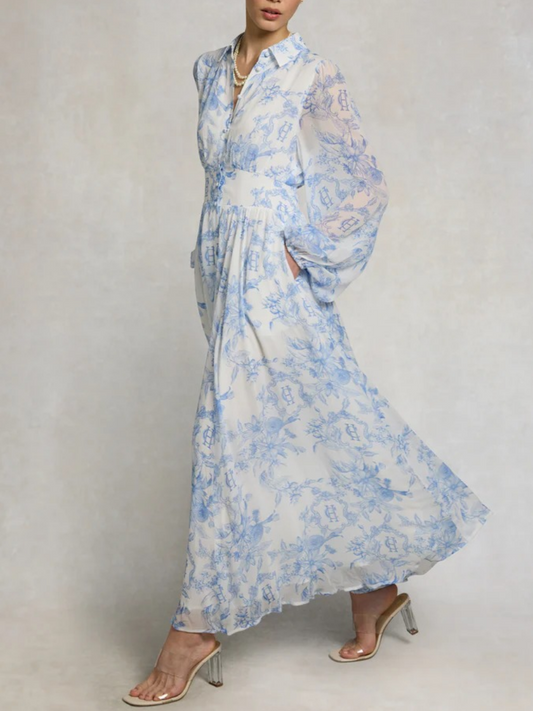 Blue Garden Dress