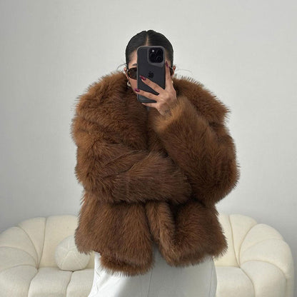 Chic Laps Faux Fur Coat