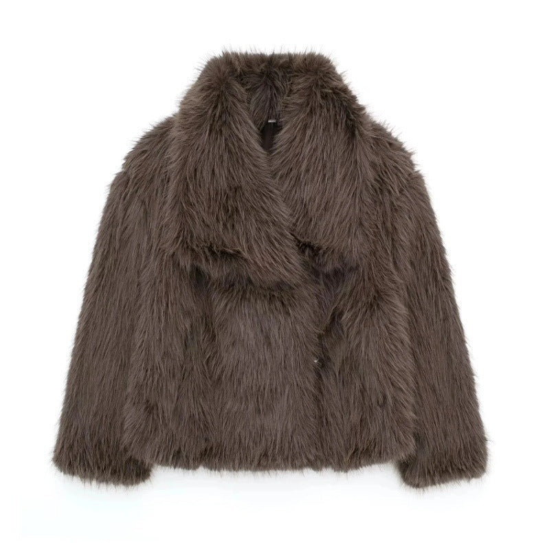 Chic Laps Faux Fur Coat