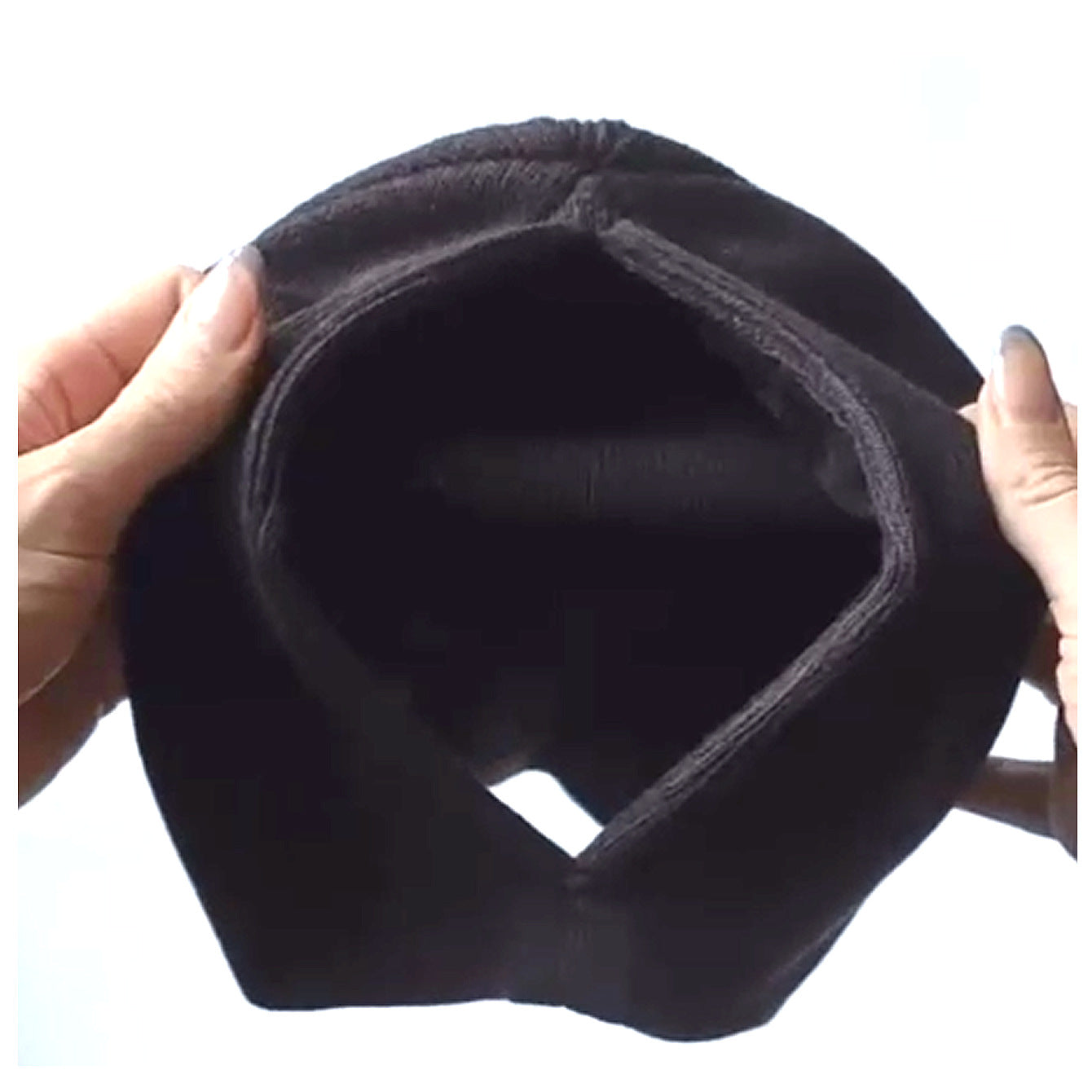 Magnetic Opening Knitted Hat