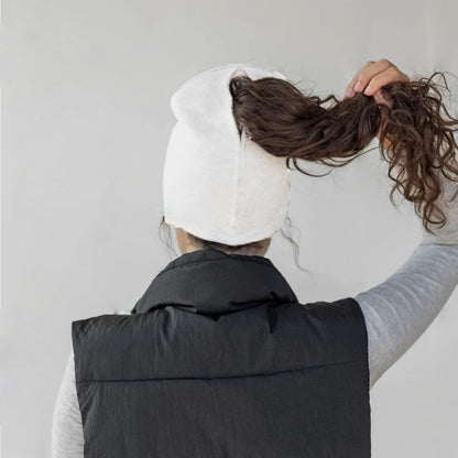 Magnetic Opening Knitted Hat