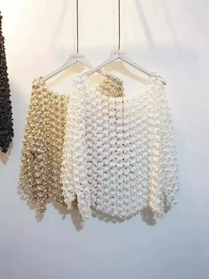 Holiday Pearl Show Stopper Blouse