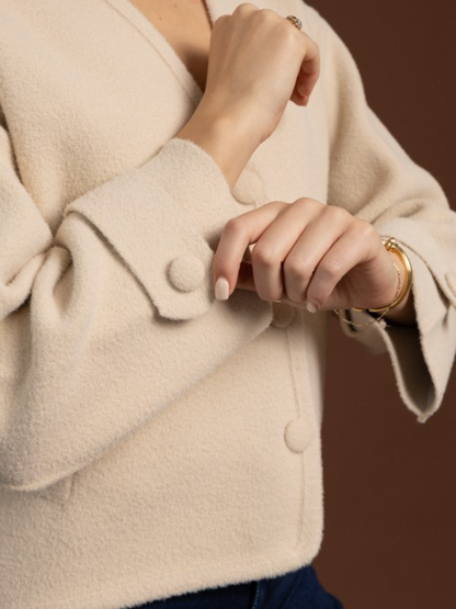 Scarf Sweater Jacket