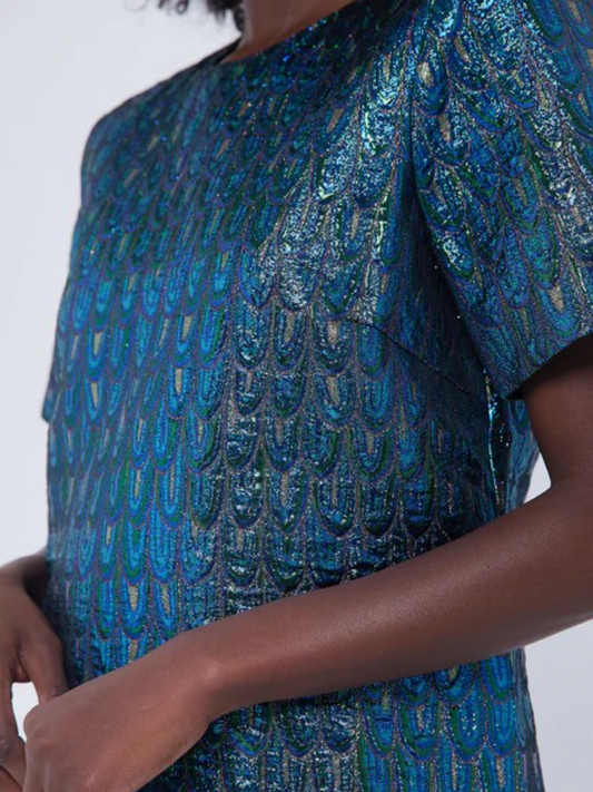 Pomander Place Pavo Jacquard Mae Dress