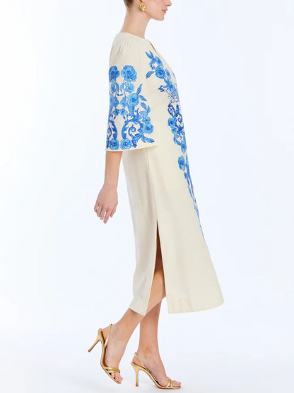 Ines Caftan Midi Dress