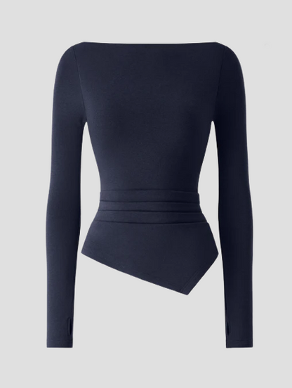 Chic Irregular Stretch Sweater