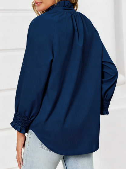 Smocked Sleeve Blouse