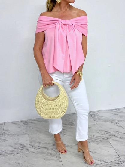 Strapless Bow Top