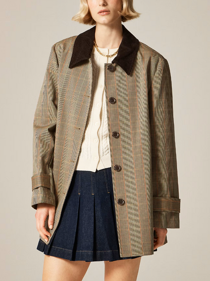 Barn Jacket In Plaid Double