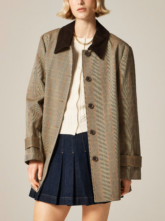 Barn Jacket In Plaid Double