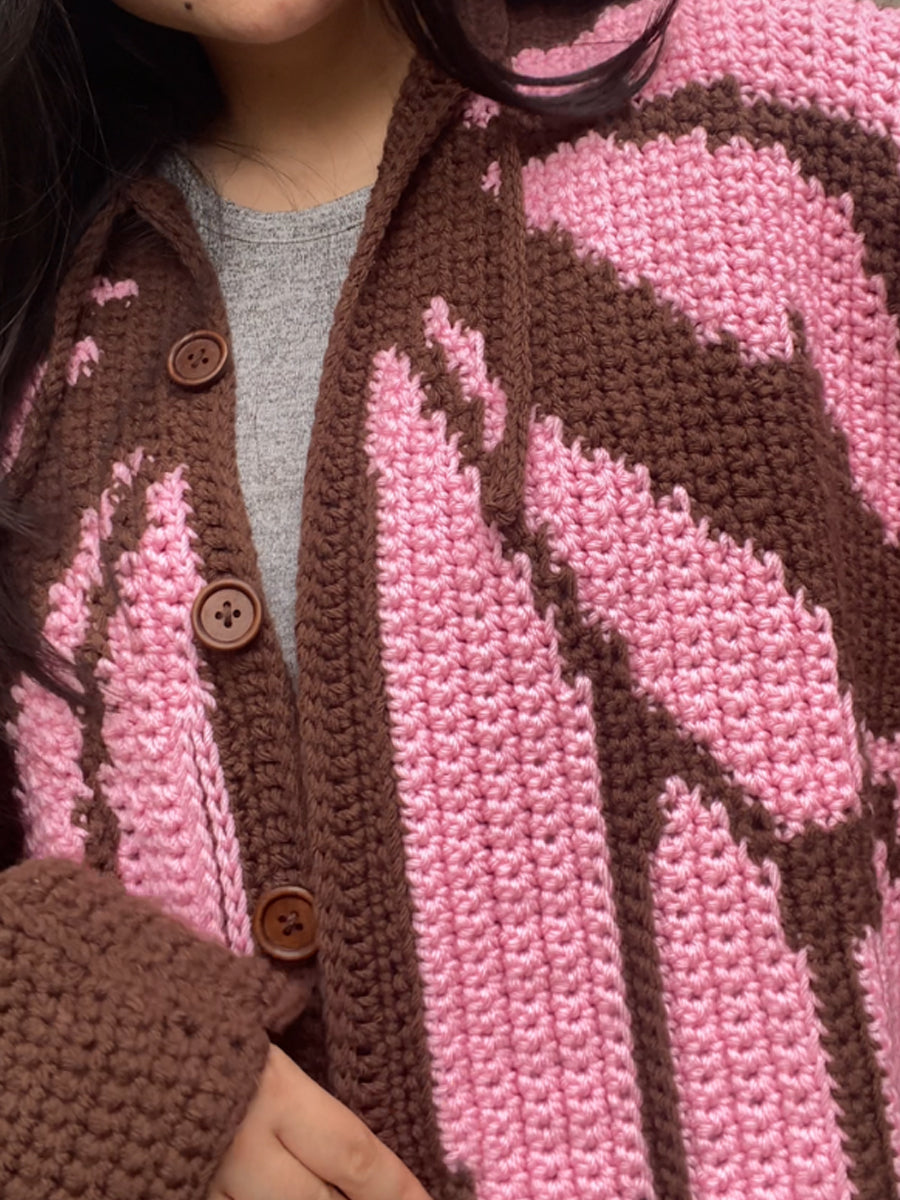 Sweater Crochet Butterfly Cardigan