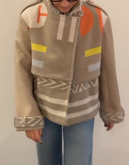 Chic Cropped Short Trench Coat