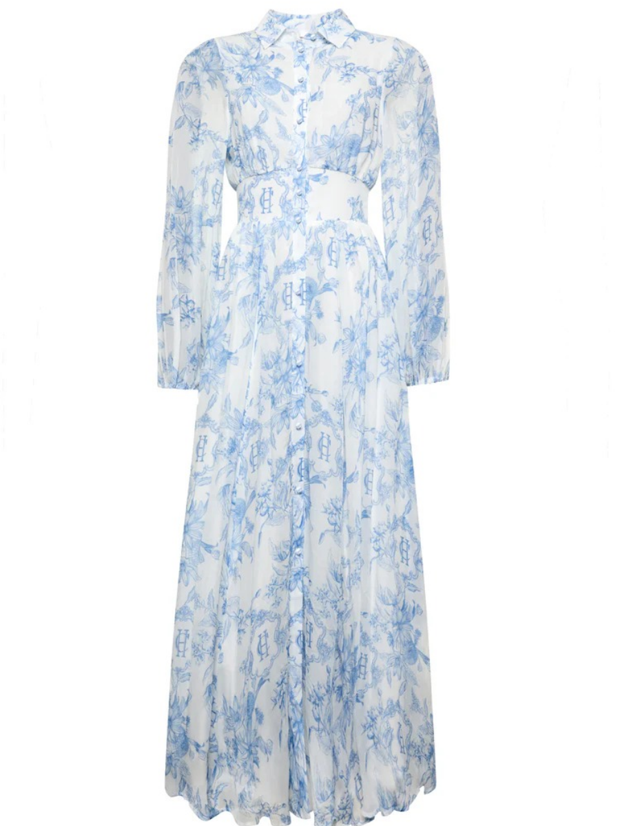Blue Garden Dress