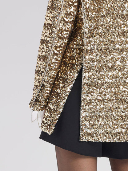 Fashion Sequin Heavy-Duty Blazer