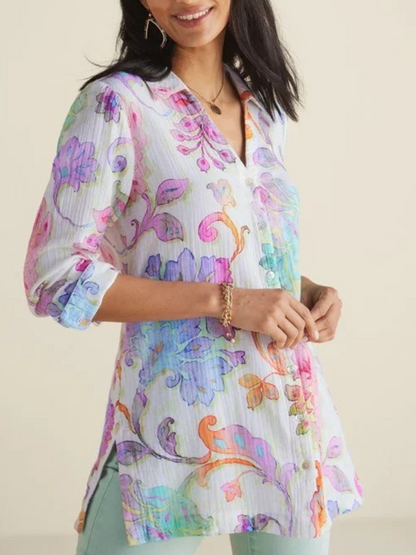 Gauze Tunic Shirt