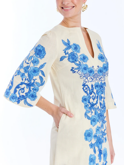 Ines Caftan Midi Dress