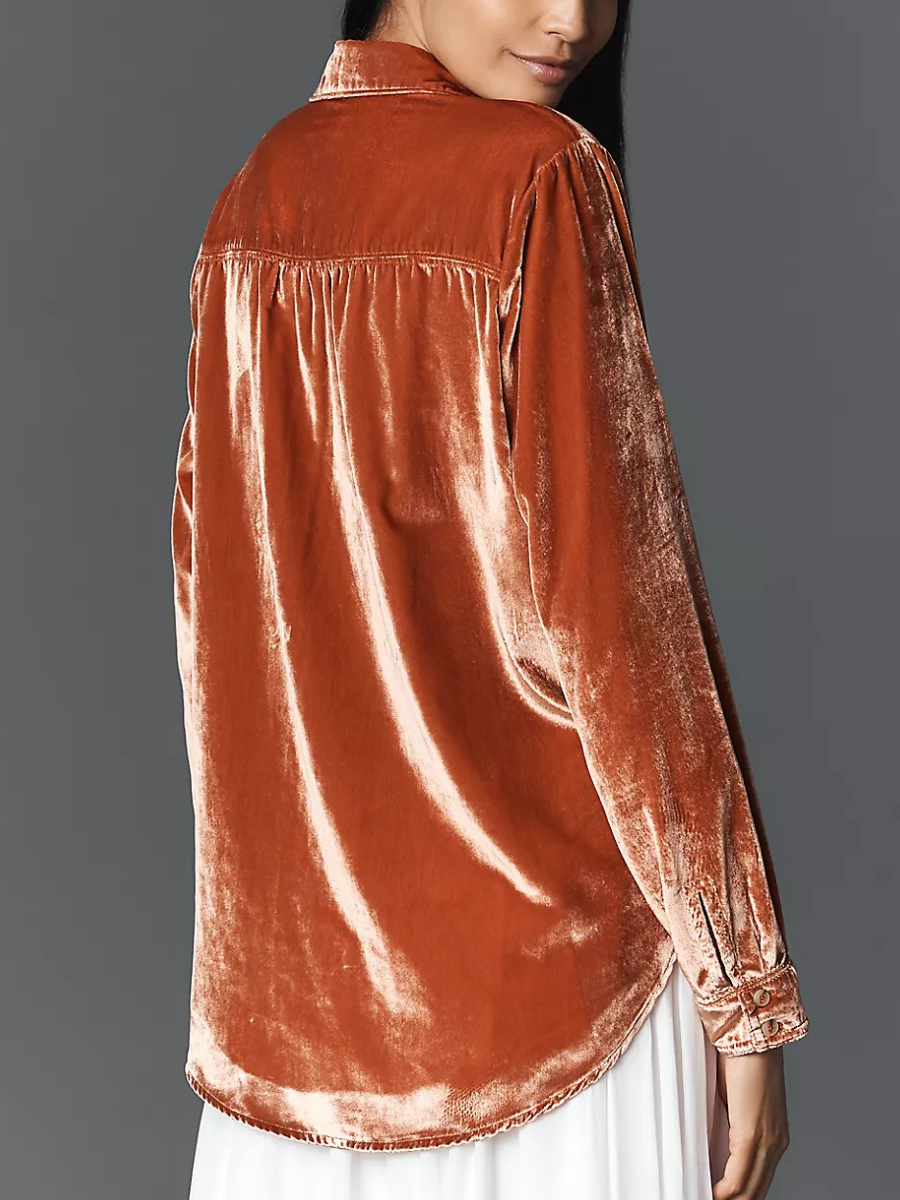 Velvet Relaxed Buttondown Shirt