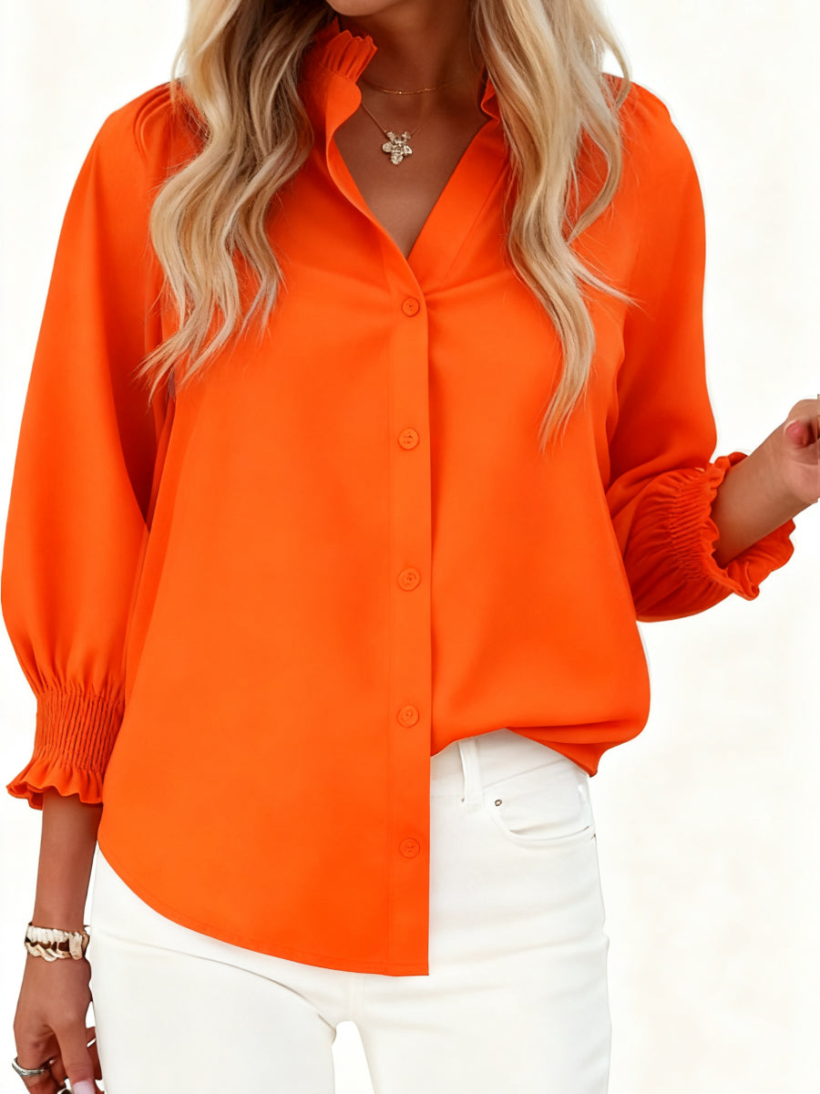 Smocked Sleeve Blouse