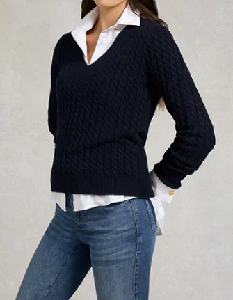 Classic V-neckline Sweater