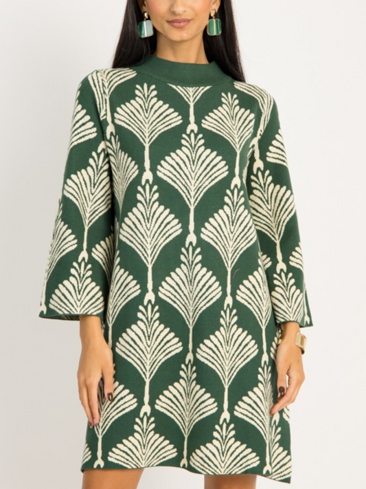 Fan Out Sweater Dress