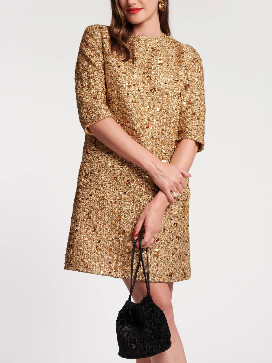 Mod Sequin Dress