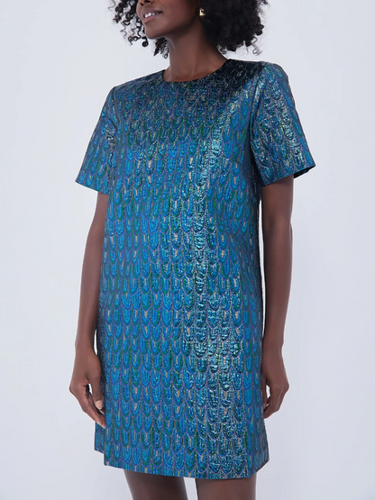 Pomander Place Pavo Jacquard Mae Dress