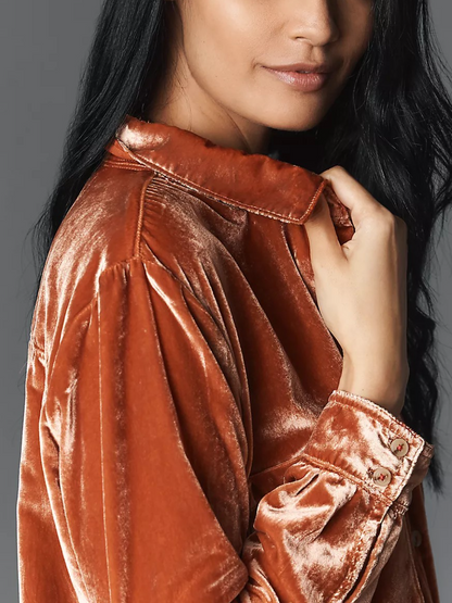 Velvet Relaxed Buttondown Shirt
